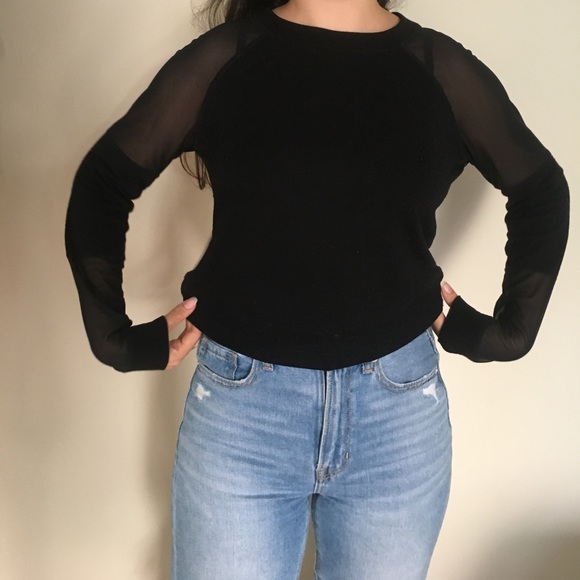 Garage Sweater with Mesh Sleeves - Picture 2 of 7